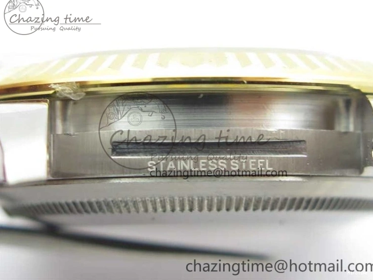 MiroTime 0519 DateJust 41 SS YG 126333 Fluted Bezel DJF Best Edition 904L Steel Gray Dial Green Roman Markers on Jubilee Bracelet A Seasonal 3194